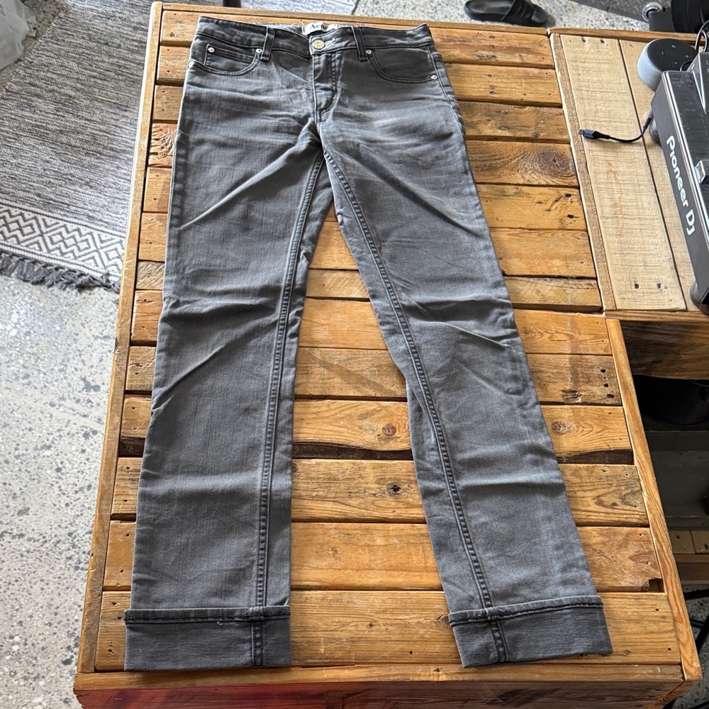 Acne Studios Hex Gray Straight-Leg Jeans 30x34